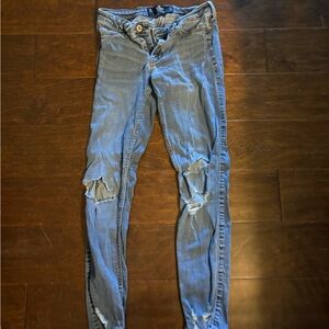 Hollister ripped jeans